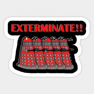 Daleks - Exterminate Sticker